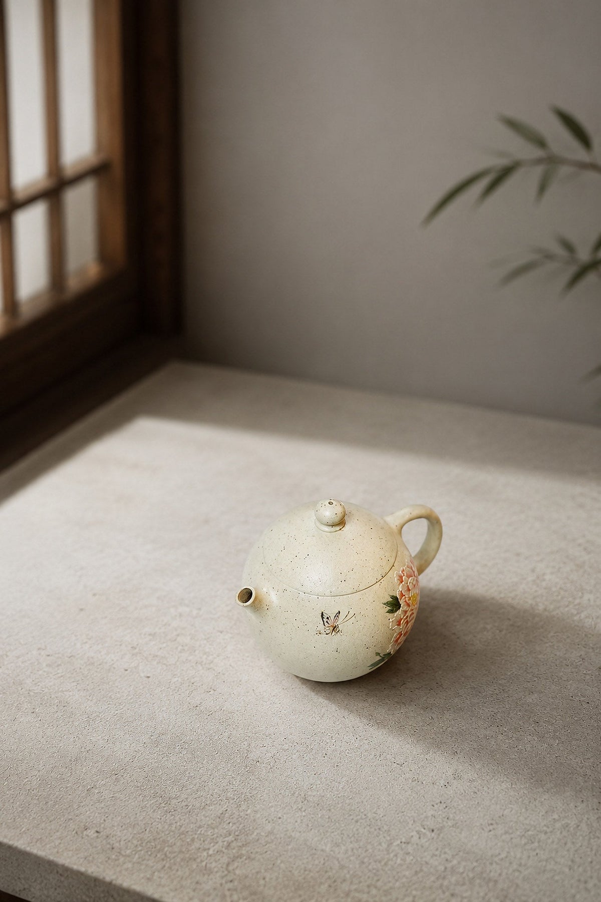 Longdan Yixing Zisha Teapot – Baiyu Duanni Clay, 100ml