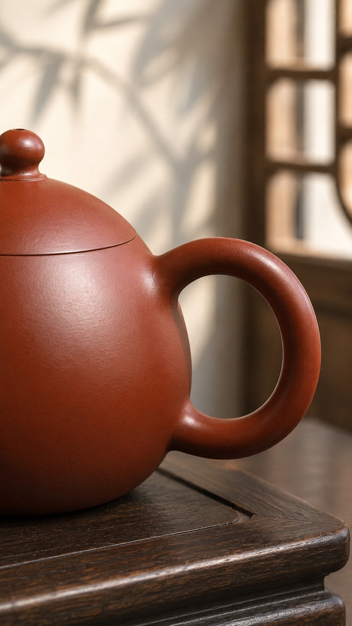 Handmade Longdan Yixing Zisha Teapot – Dahongpao Clay, 120ml