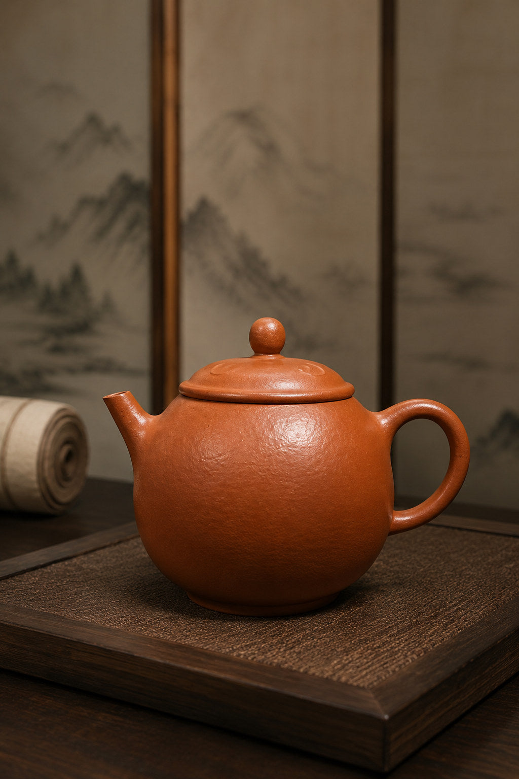 Handmade Longdan Yixing Zisha Teapot – Jiangponi Clay, 160ml