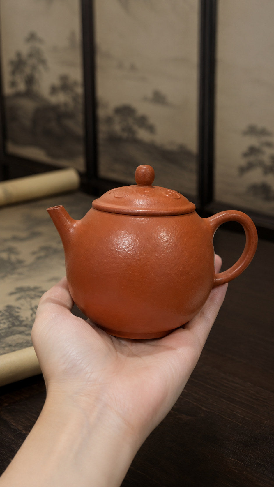 Handmade Longdan Yixing Zisha Teapot – Jiangponi Clay, 160ml