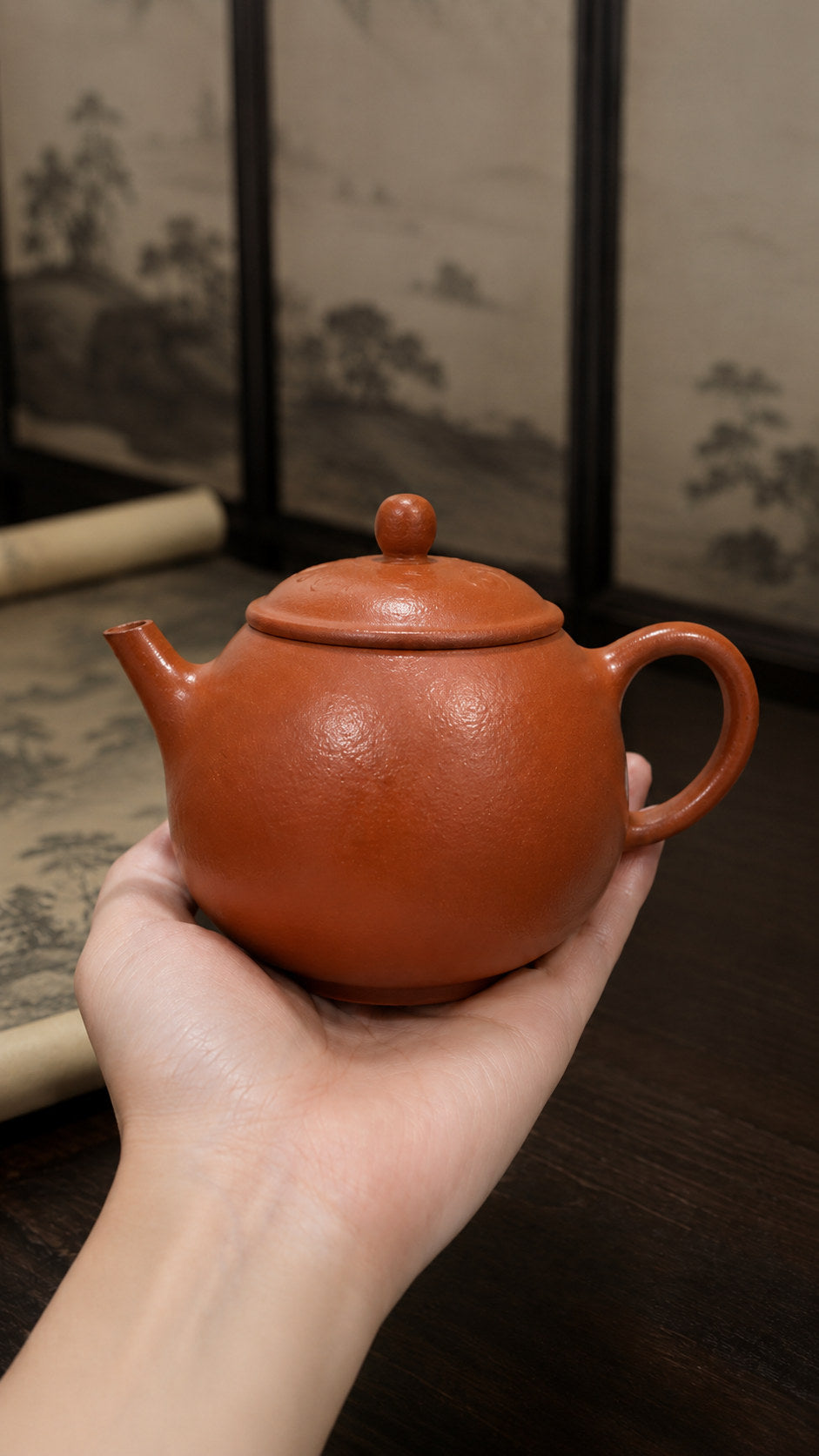 Handmade Longdan Yixing Zisha Teapot – Jiangponi Clay, 160ml