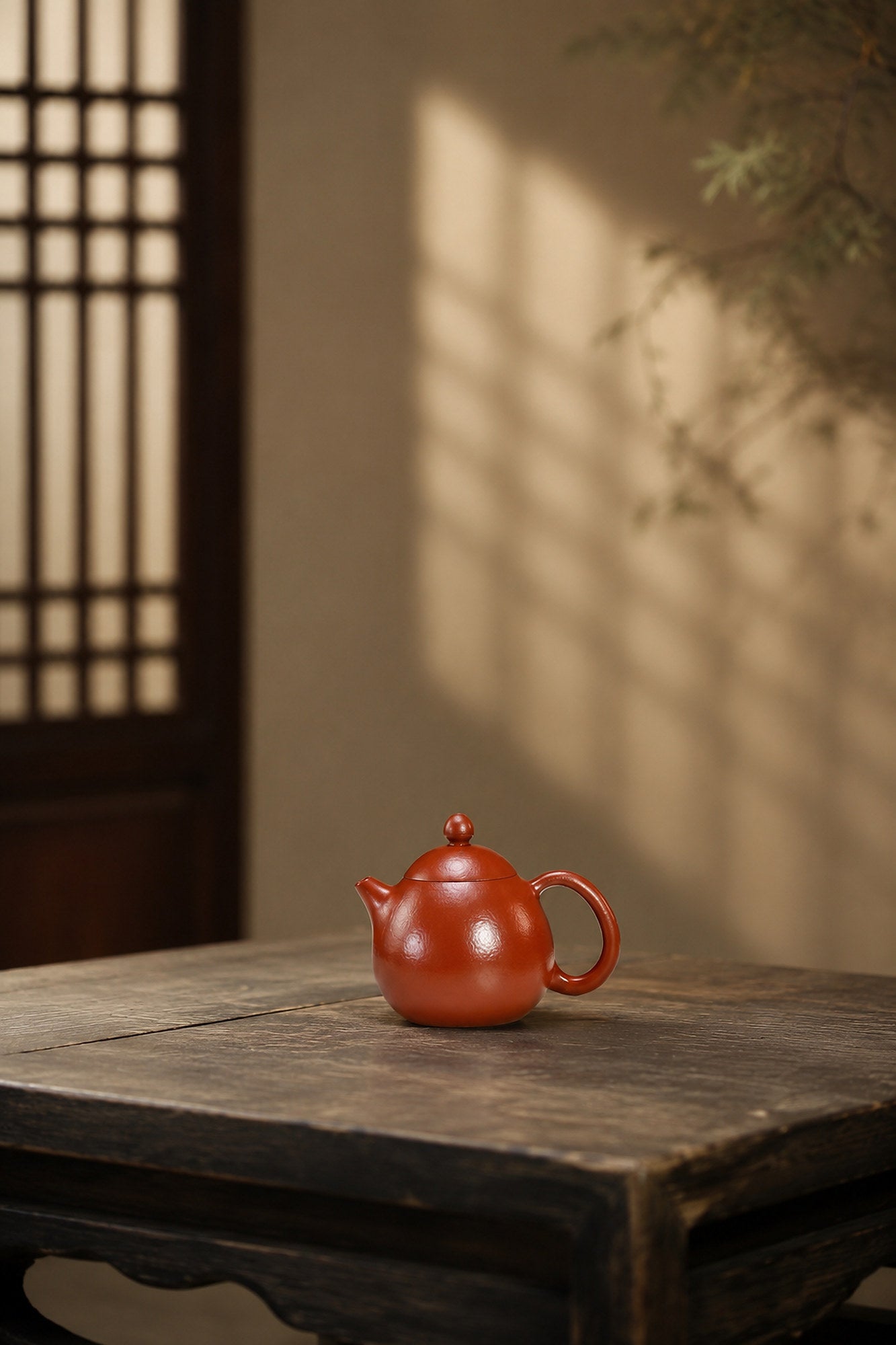 Handmade Longdan Yixing Zisha Teapot – Zhuni Clay, 60ml