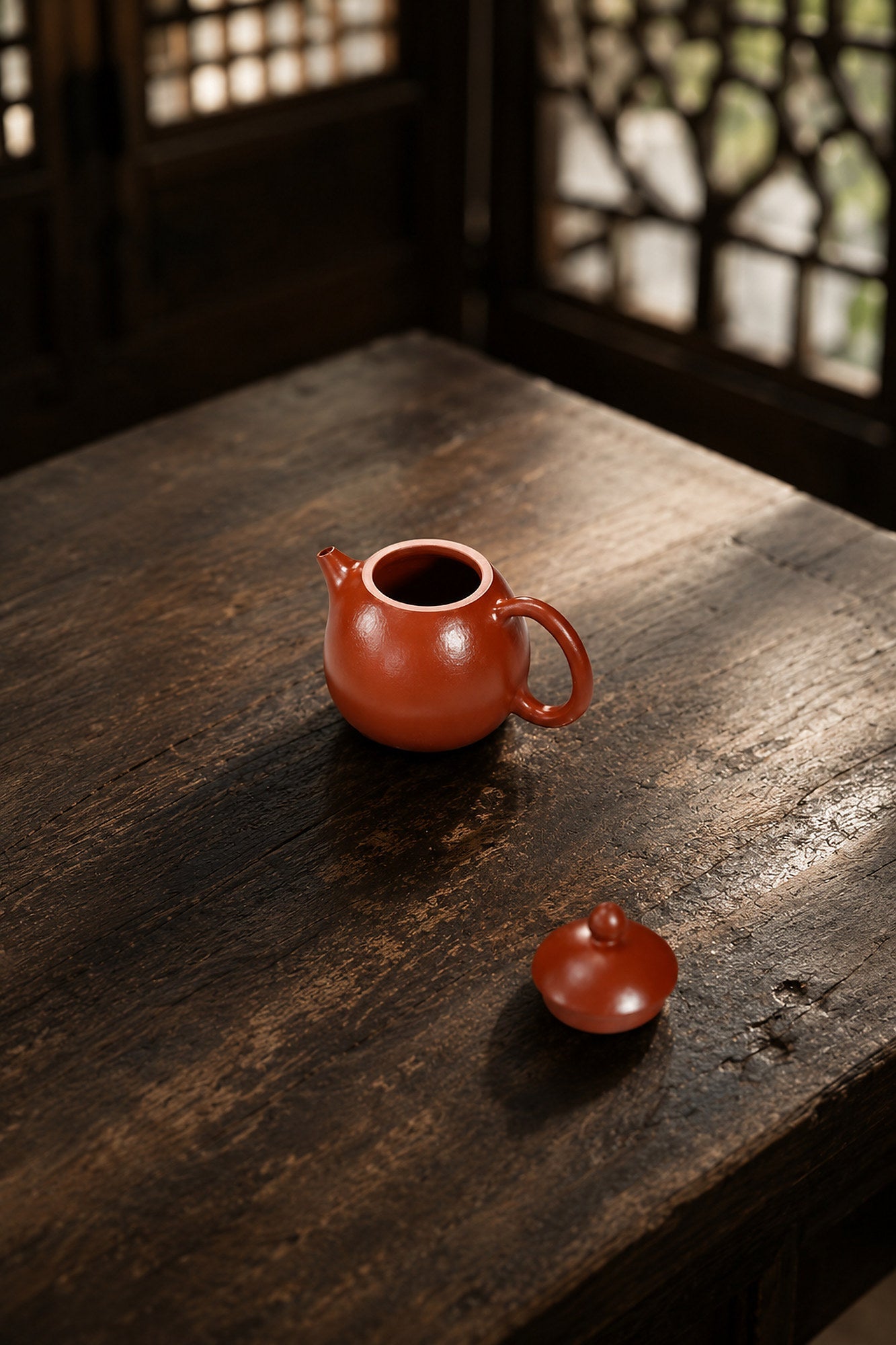 Handmade Longdan Yixing Zisha Teapot – Zhuni Clay, 60ml
