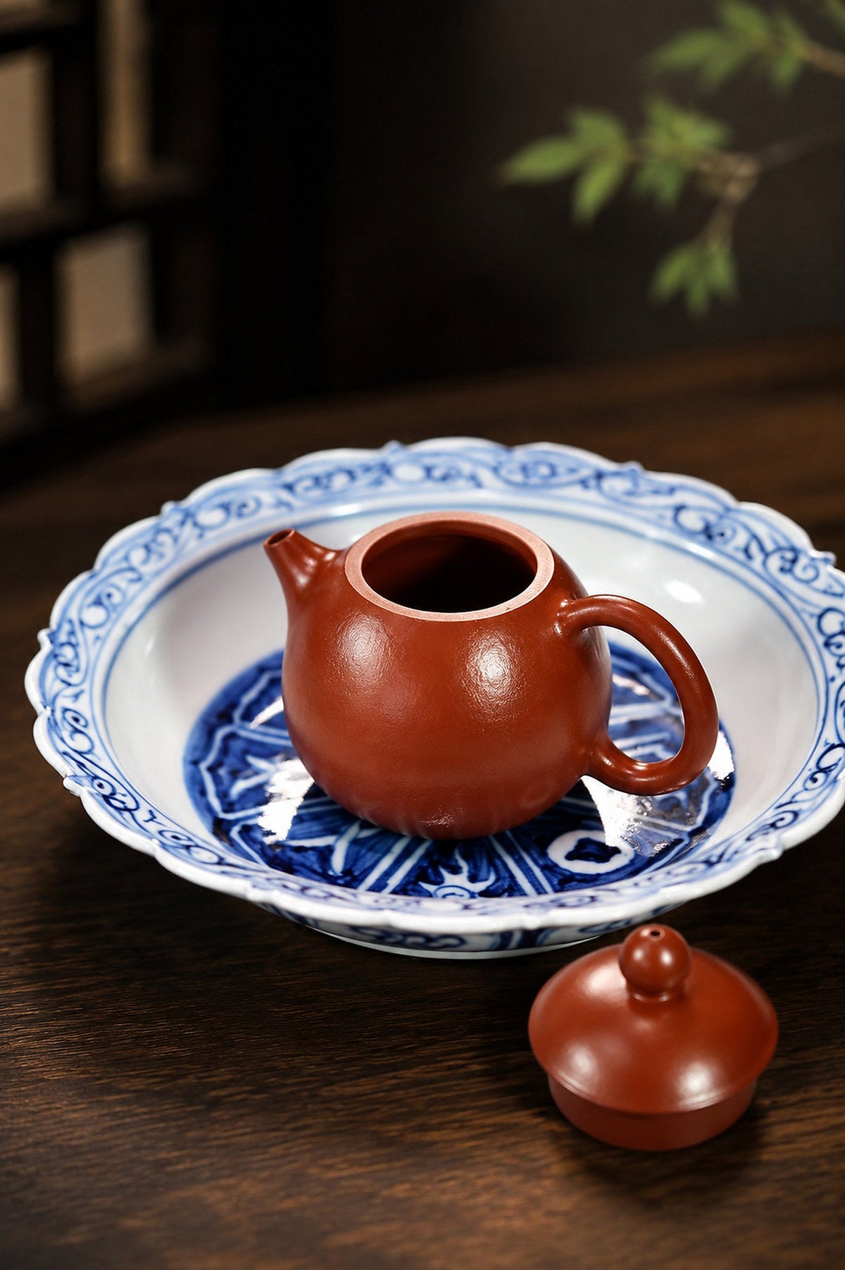 Handmade Longdan Yixing Zisha Teapot – Zhuni Clay, 60ml