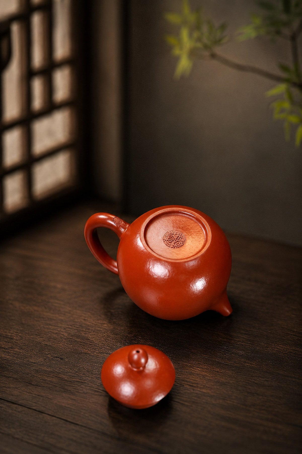 Handmade Longdan Yixing Zisha Teapot – Zhuni Clay, 60ml