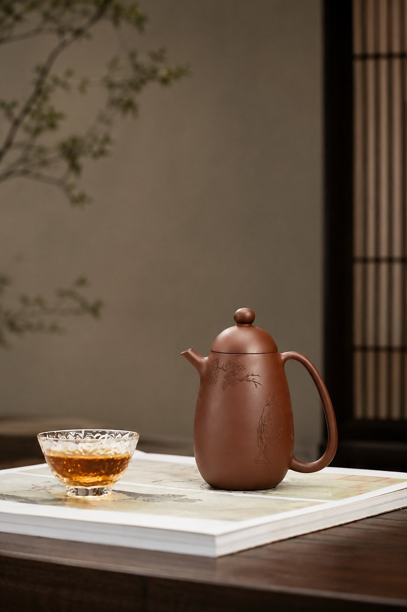 Handmade Longdan Yixing Zisha Teapot – Zini Clay, 140ml