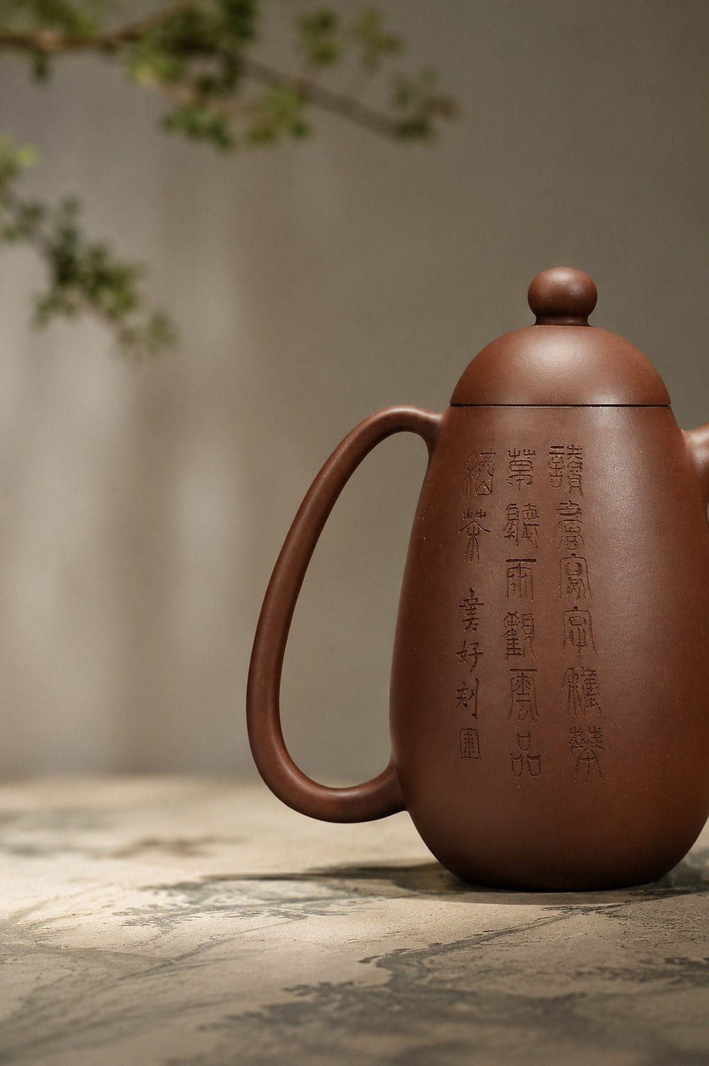 Handmade Longdan Yixing Zisha Teapot – Zini Clay, 140ml