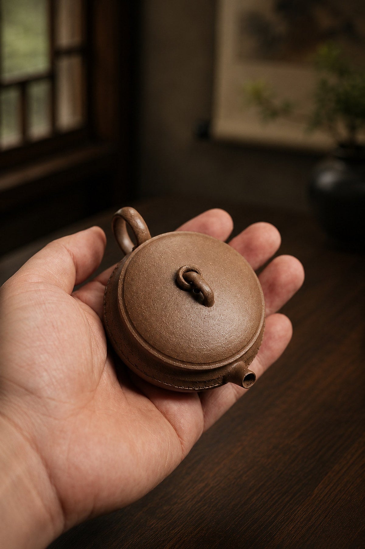 Handmade Man Tang Yixing Zisha Teapot – Qing Jiangponi Clay, 65ml