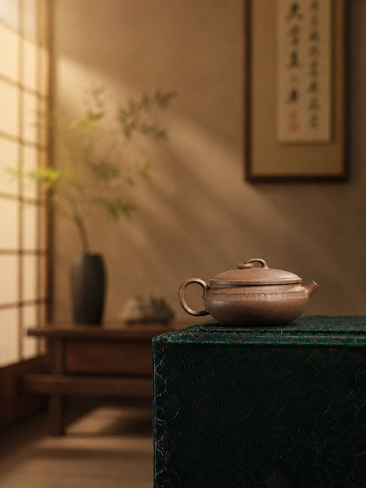 Handmade Man Tang Yixing Zisha Teapot – Qing Jiangponi Clay, 65ml