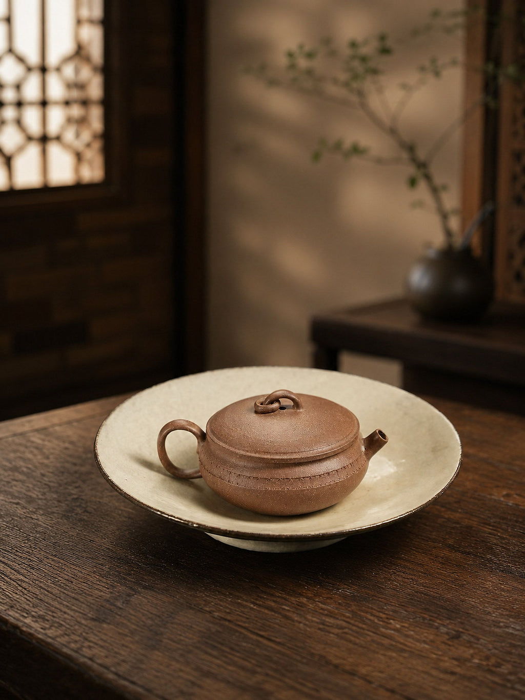 Handmade Man Tang Yixing Zisha Teapot – Qing Jiangponi Clay, 65ml