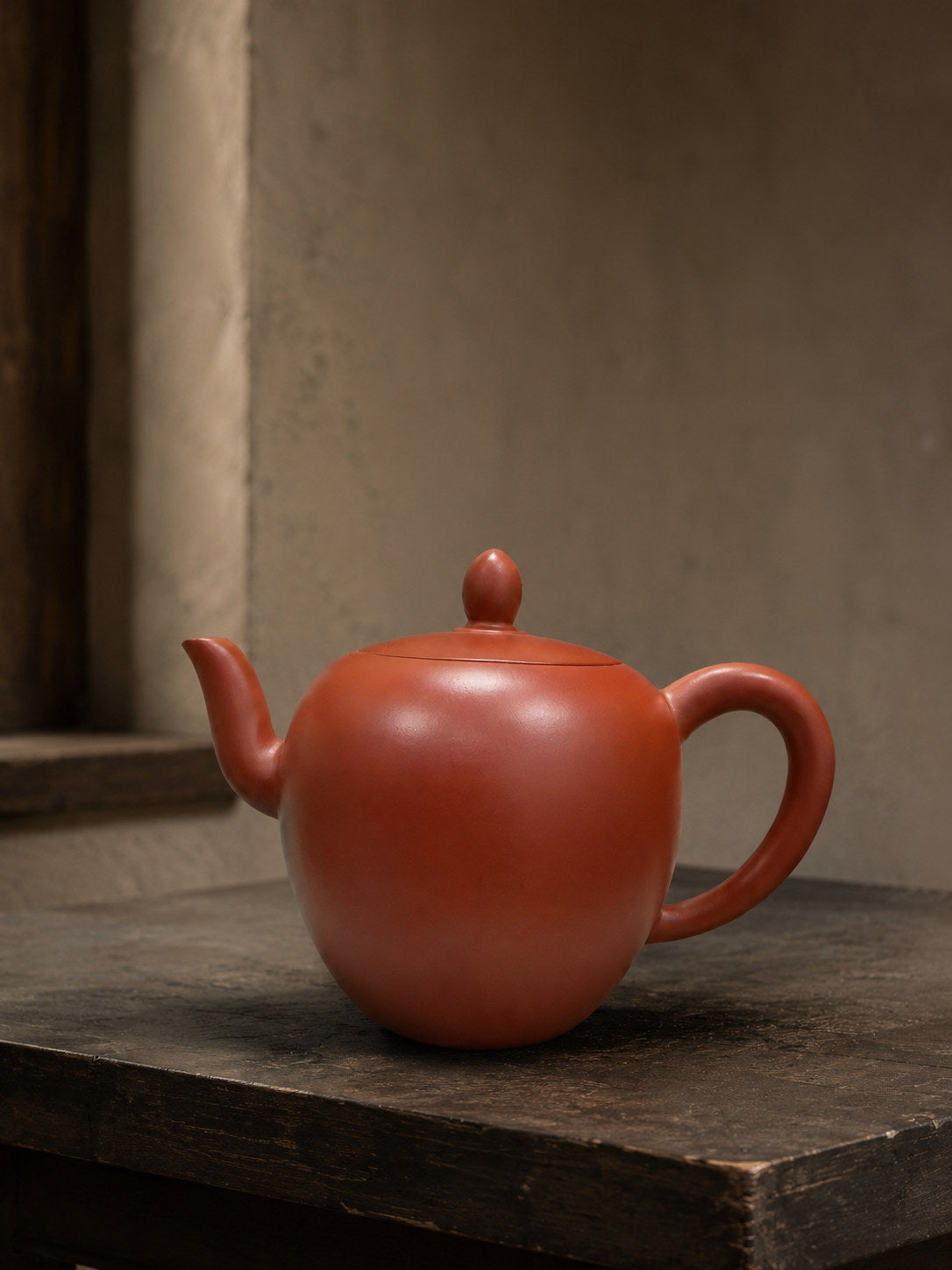 Handmade Mei Ren Jian Yixing Zisha Teapot – Dahongpao Clay, 120ml