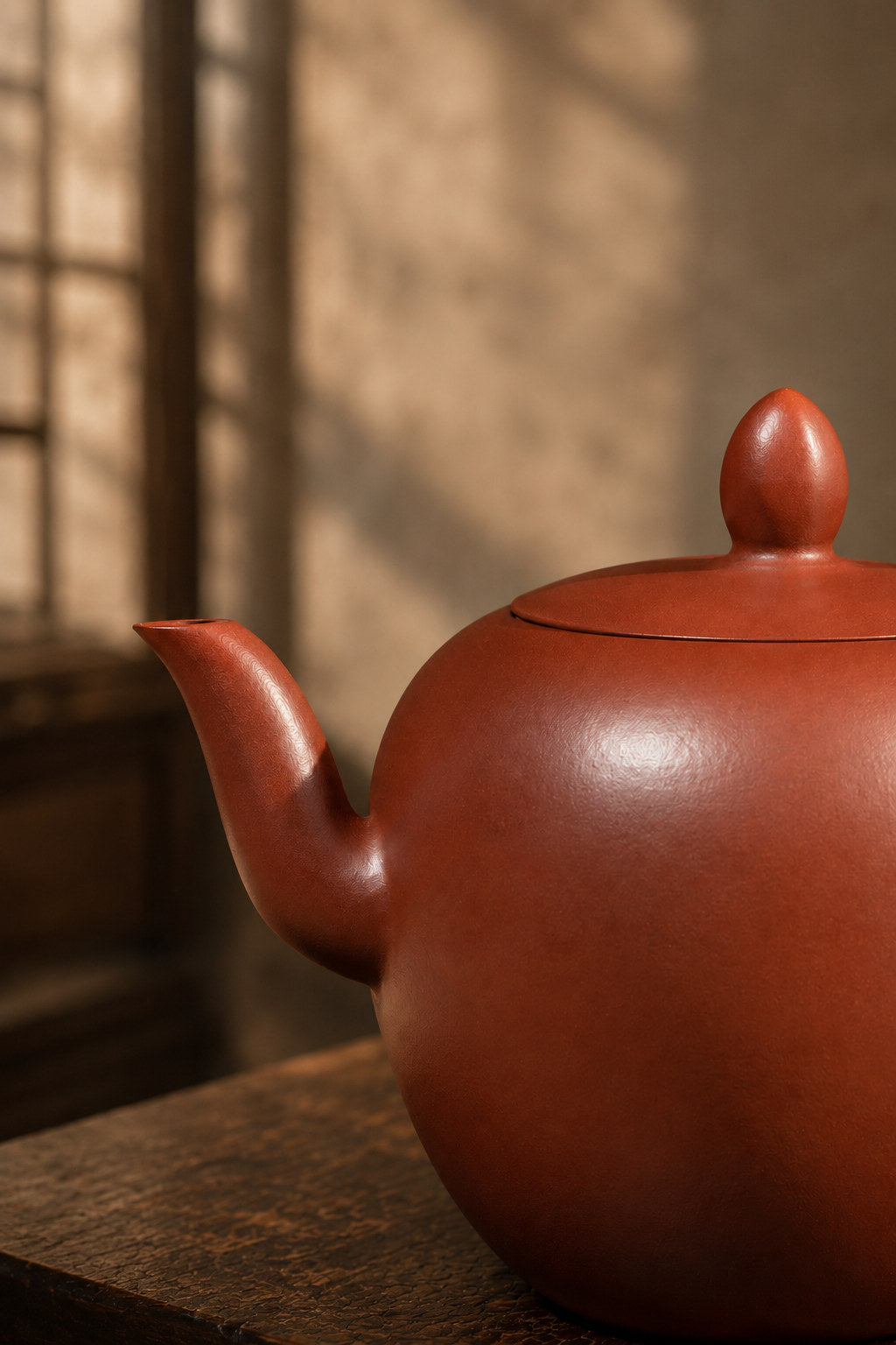 Handmade Mei Ren Jian Yixing Zisha Teapot – Dahongpao Clay, 120ml