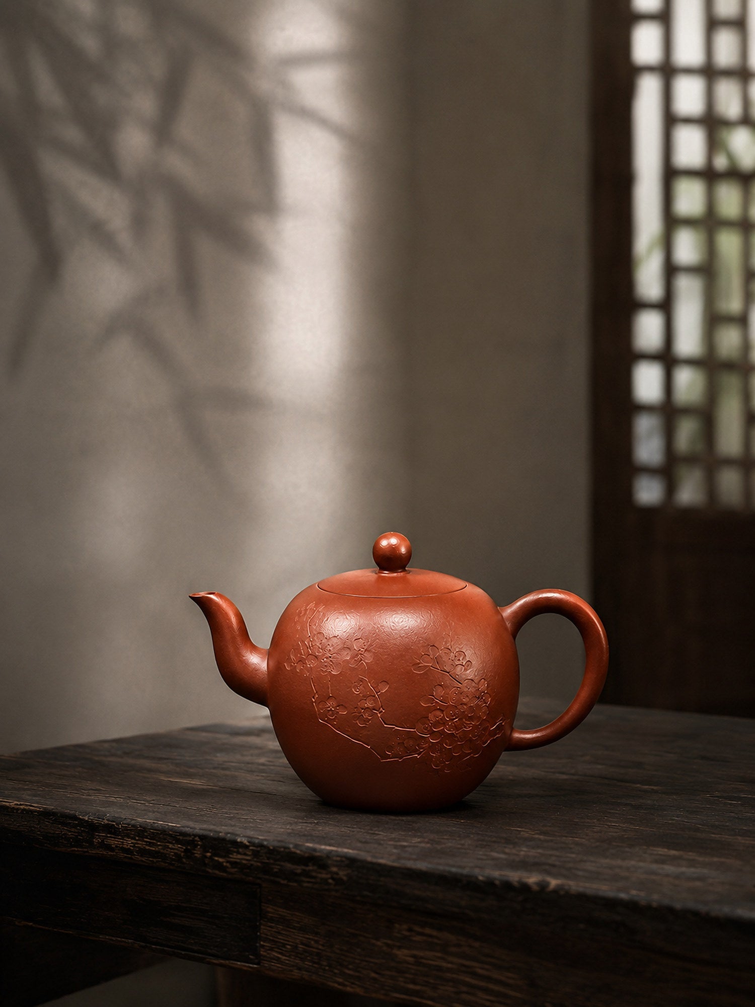 Mei Ren Jian Yixing Zisha Teapot – Zhuni Clay, 90ml – No. 038