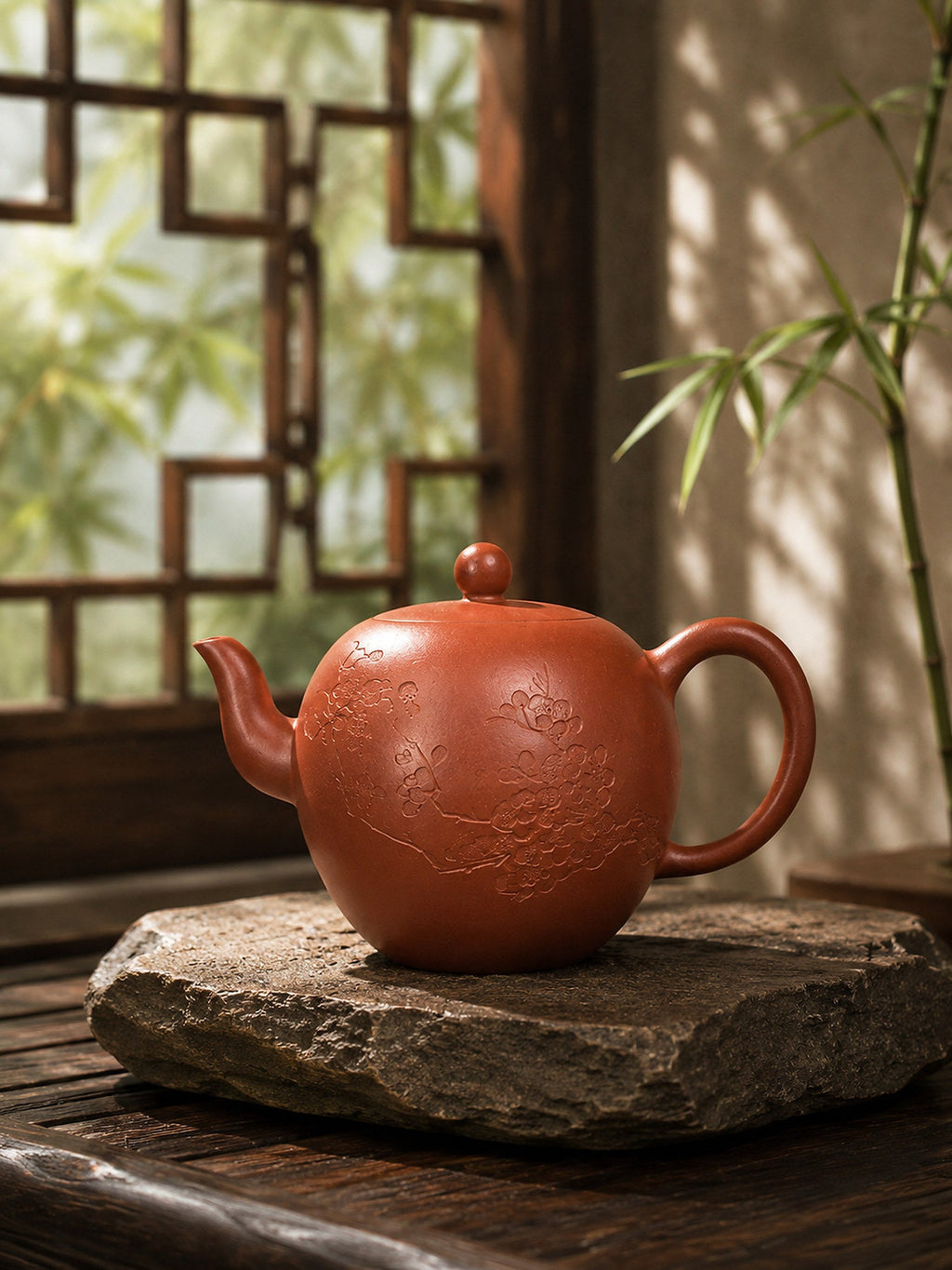 Mei Ren Jian Yixing Zisha Teapot – Zhuni Clay, 90ml – No. 038