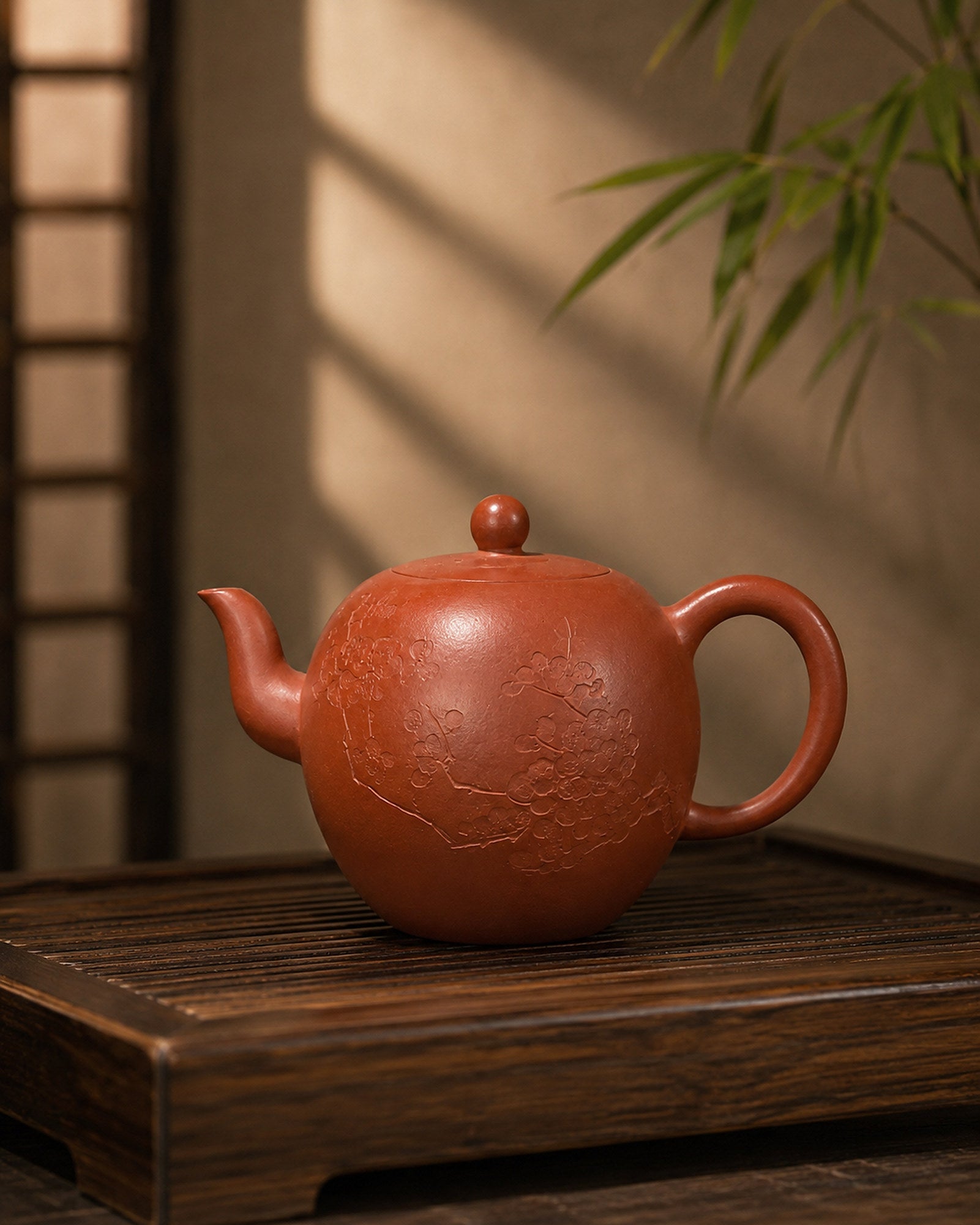 Mei Ren Jian Yixing Zisha Teapot – Zhuni Clay, 90ml – No. 038