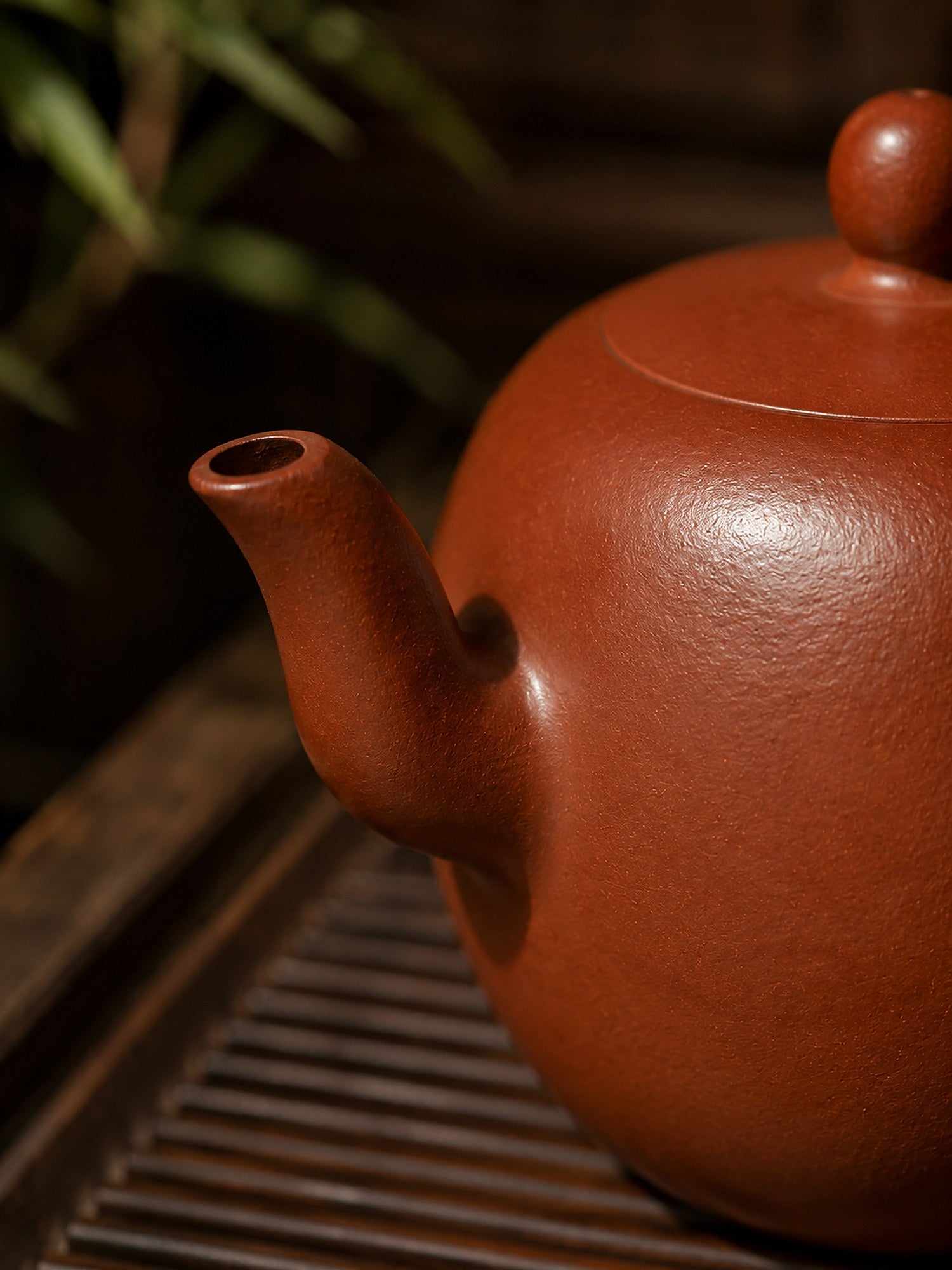 Mei Ren Jian Yixing Zisha Teapot – Zhuni Clay, 90ml – No. 039