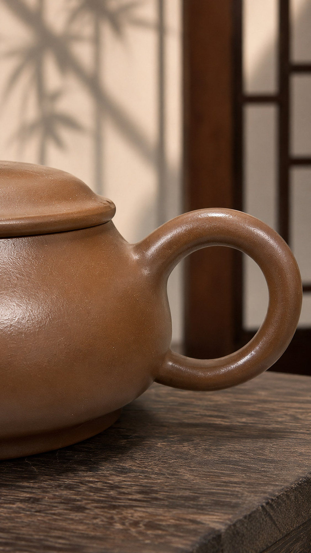 Handmade Ming Lu Yixing Zisha Teapot – Chijin Zini Clay, 160ml – No. 162