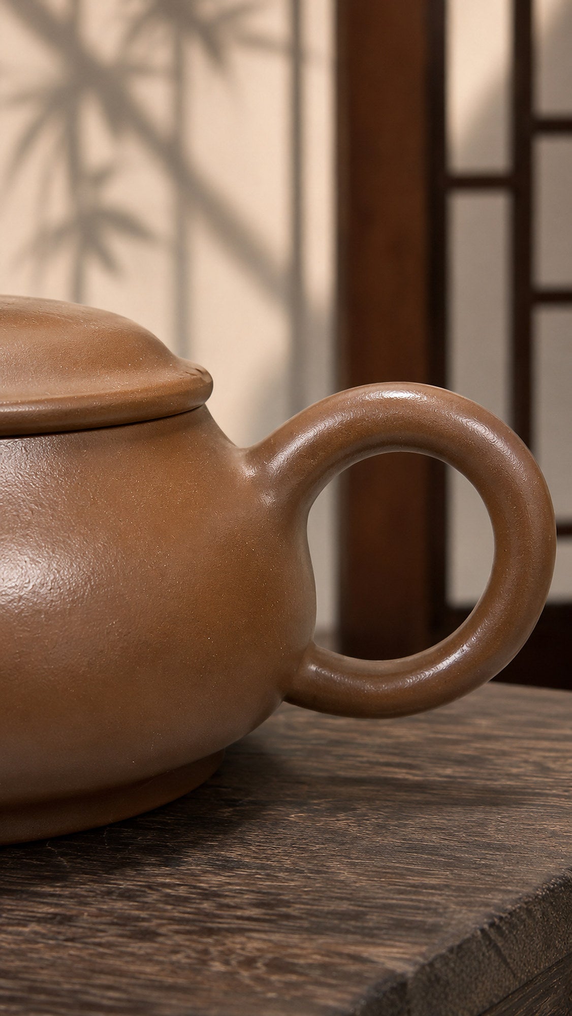 Handmade Ming Lu Yixing Zisha Teapot – Chijin Zini Clay, 160ml – No. 162