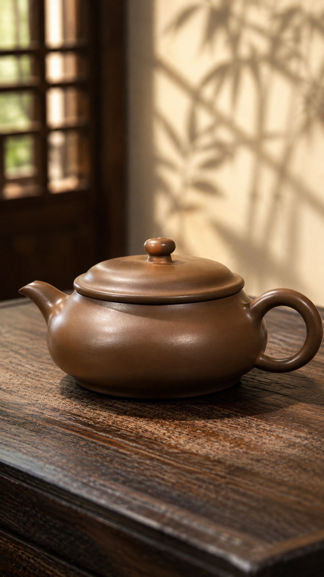 Handmade Ming Lu Yixing Zisha Teapot – Chijin Zini Clay, 160ml – No. 162