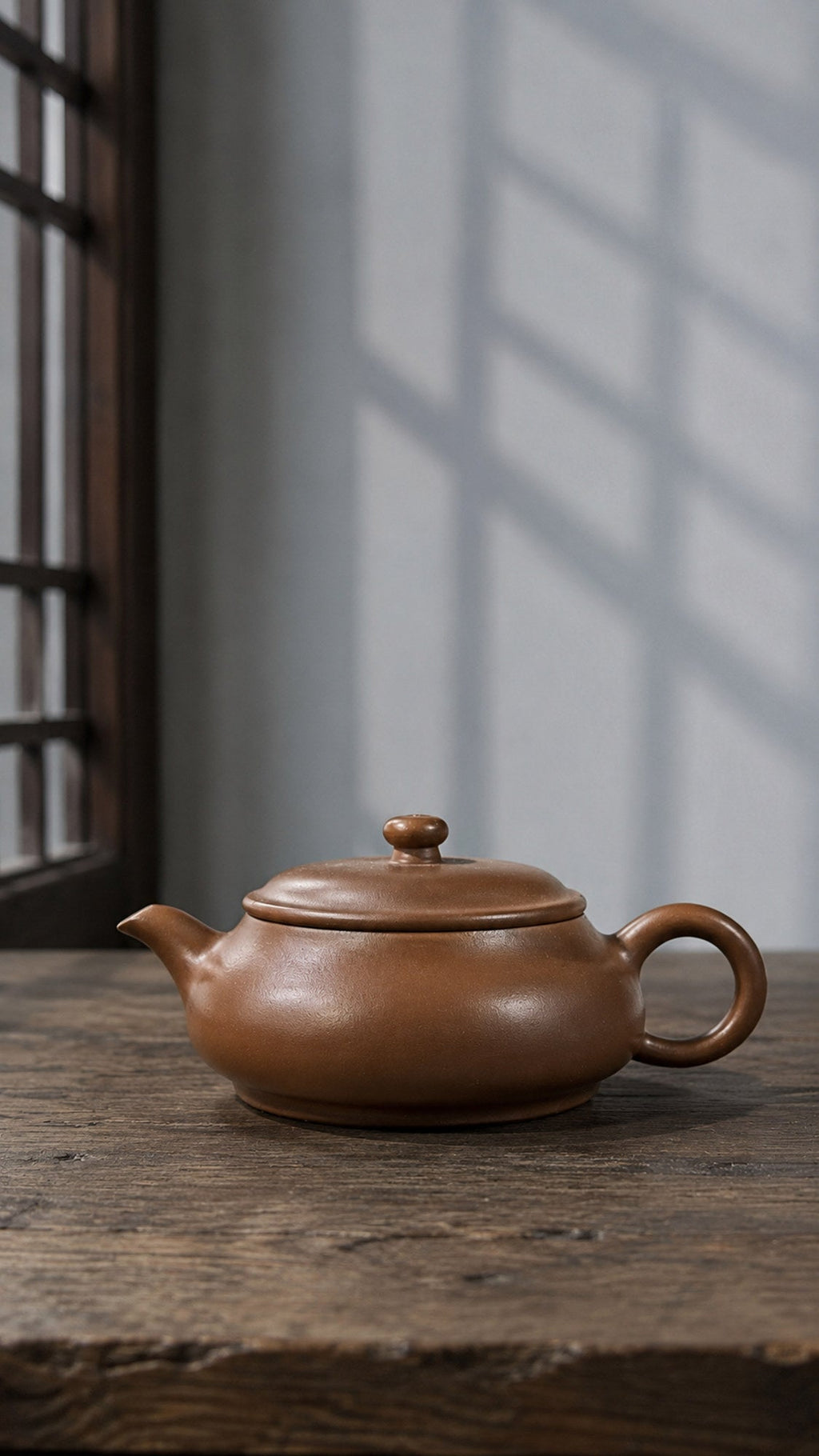 Handmade Ming Lu Yixing Zisha Teapot – Chijin Zini Clay, 160ml – No. 162