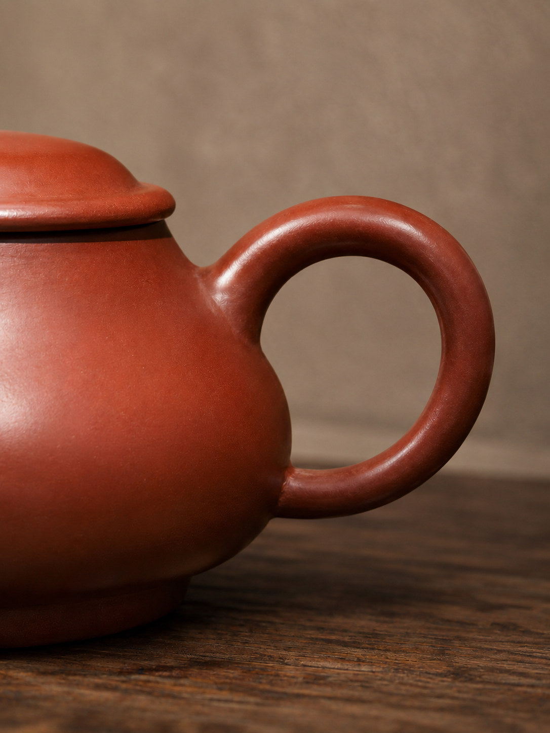 Handmade Ming Lu Yixing Zisha Teapot – Dahongpao Clay, 160ml