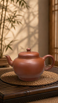 Handmade Palace Lantern Yixing Zisha Teapot – Xiao Hongni Clay, 120ml