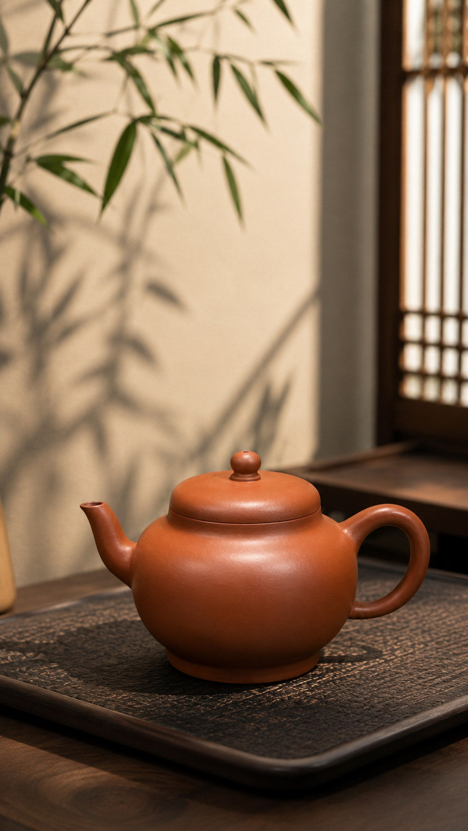 Handmade Palace Lantern Yixing Zisha Teapot – Xiao Hongni Clay, 120ml