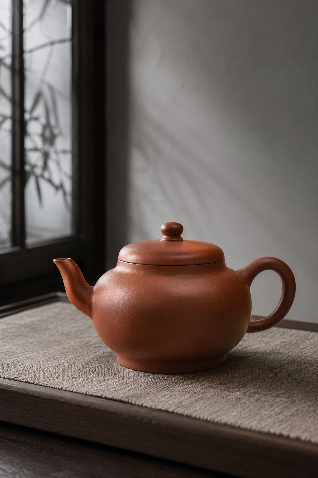 Handmade Palace Lantern Yixing Zisha Teapot – Xiao Hongni Clay, 120ml