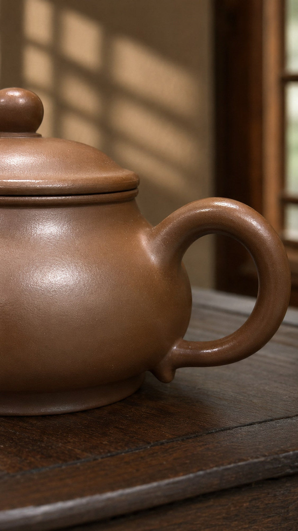 Handmade Pan Hu Yixing Zisha Teapot – Chijin Zini Clay, 170ml