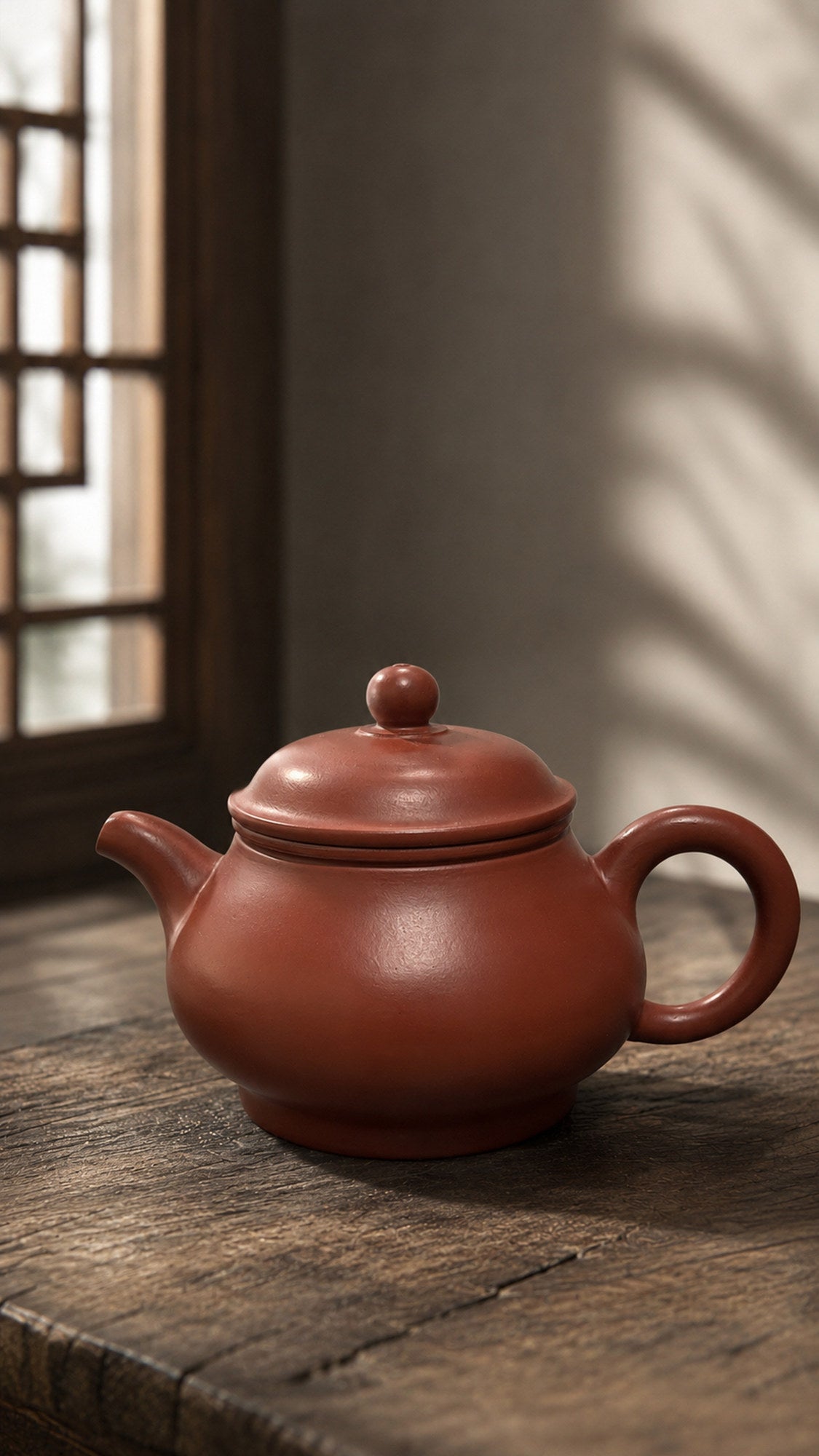 Handmade Pan Hu Yixing Zisha Teapot – Dahongpao Clay, 150ml