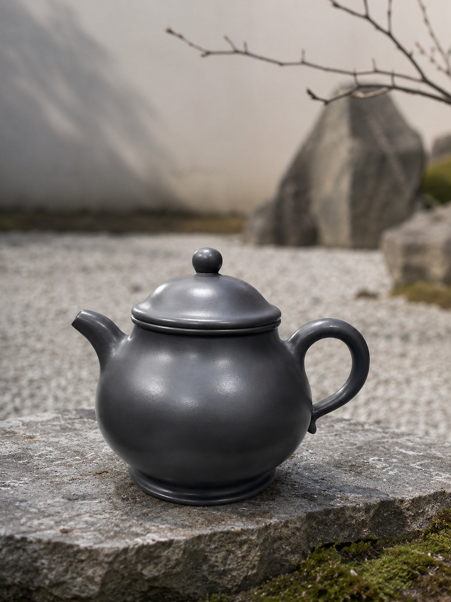 Handmade Pan Hu Yixing Zisha Teapot – Shihuang Clay, 130ml