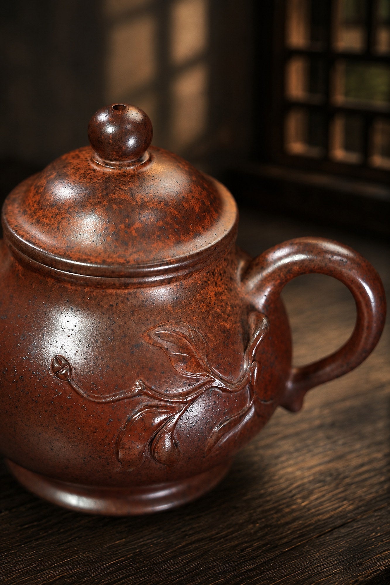 Pan Hu Yixing Zisha Teapot – Zini Clay, 130ml