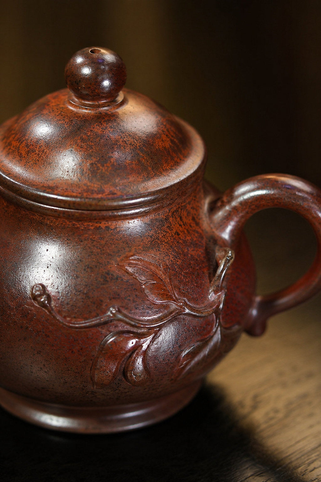 Pan Hu Yixing Zisha Teapot – Zini Clay, 130ml