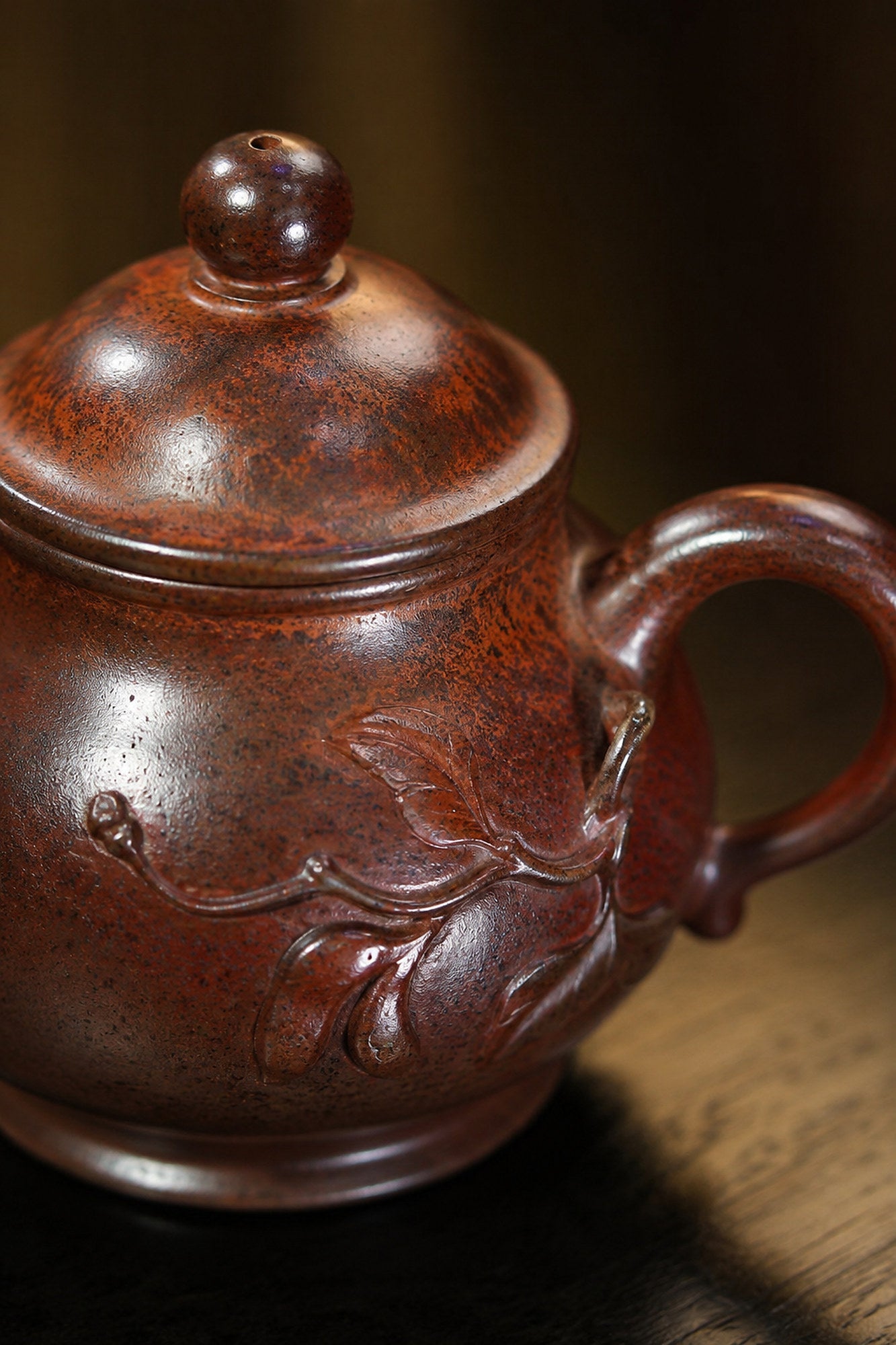 Pan Hu Yixing Zisha Teapot – Zini Clay, 130ml