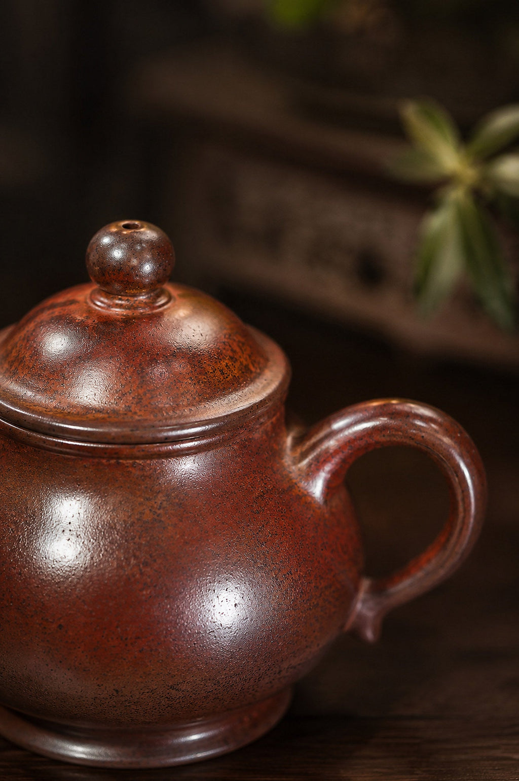 Pan Hu Yixing Zisha Teapot – Zini Clay, 130ml
