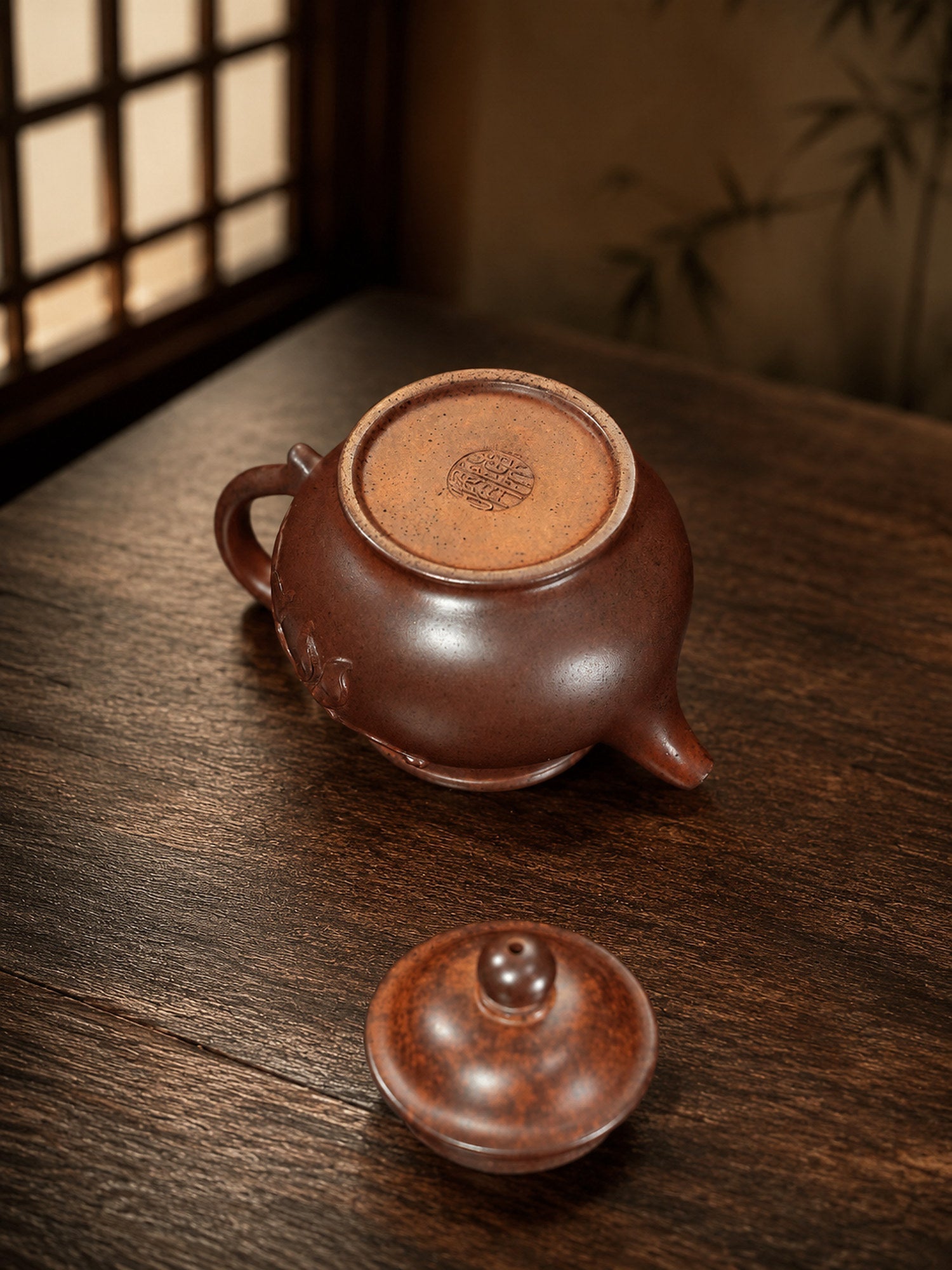 Pan Hu Yixing Zisha Teapot – Zini Clay, 130ml