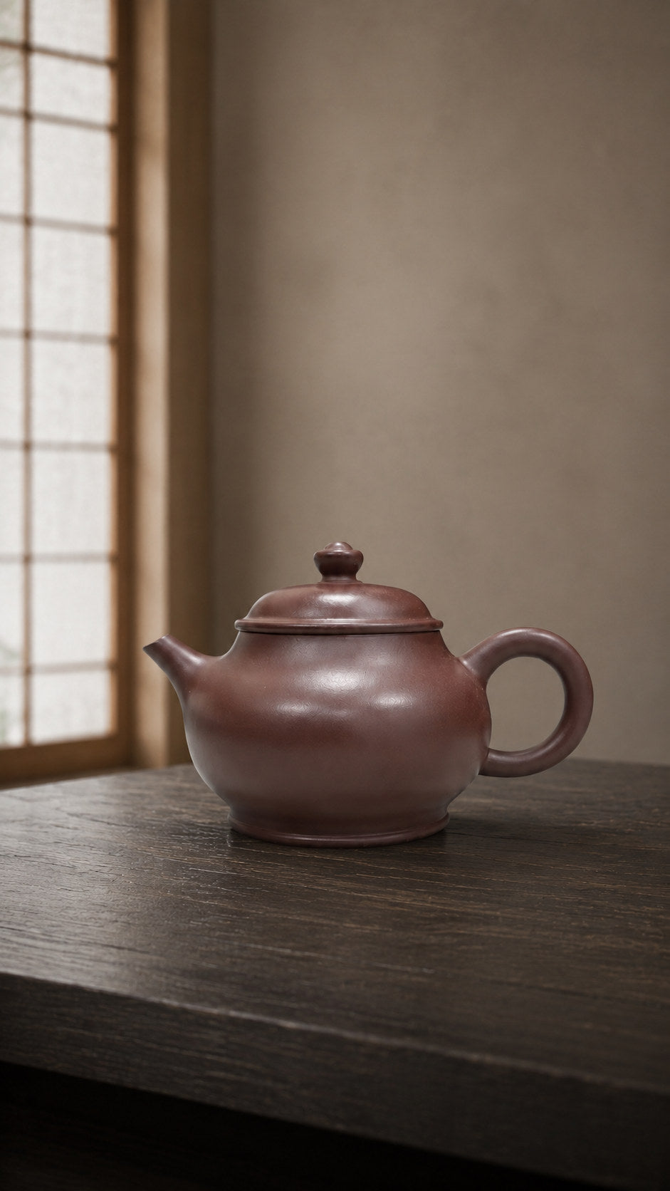 Handmade Pan Hu Yixing Zisha Teapot – Zipao Yusha Clay, 120ml