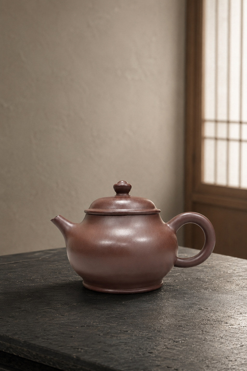 Handmade Pan Hu Yixing Zisha Teapot – Zipao Yusha Clay, 120ml