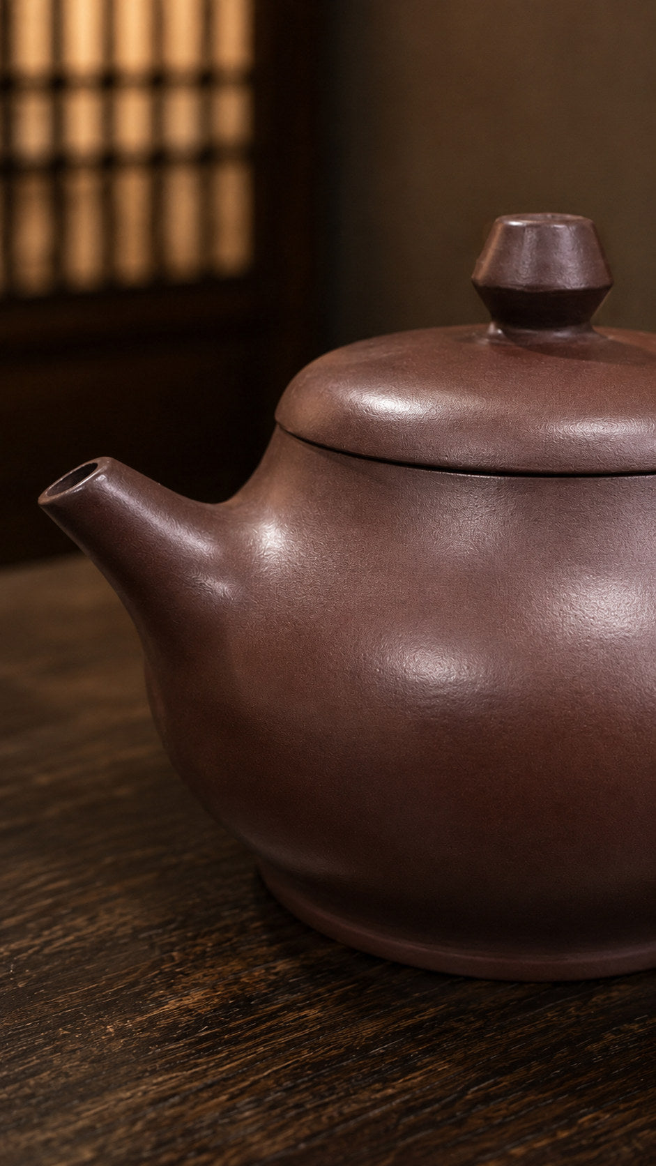 Handmade Pan Hu Yixing Zisha Teapot – Zipao Yusha Clay, 140ml