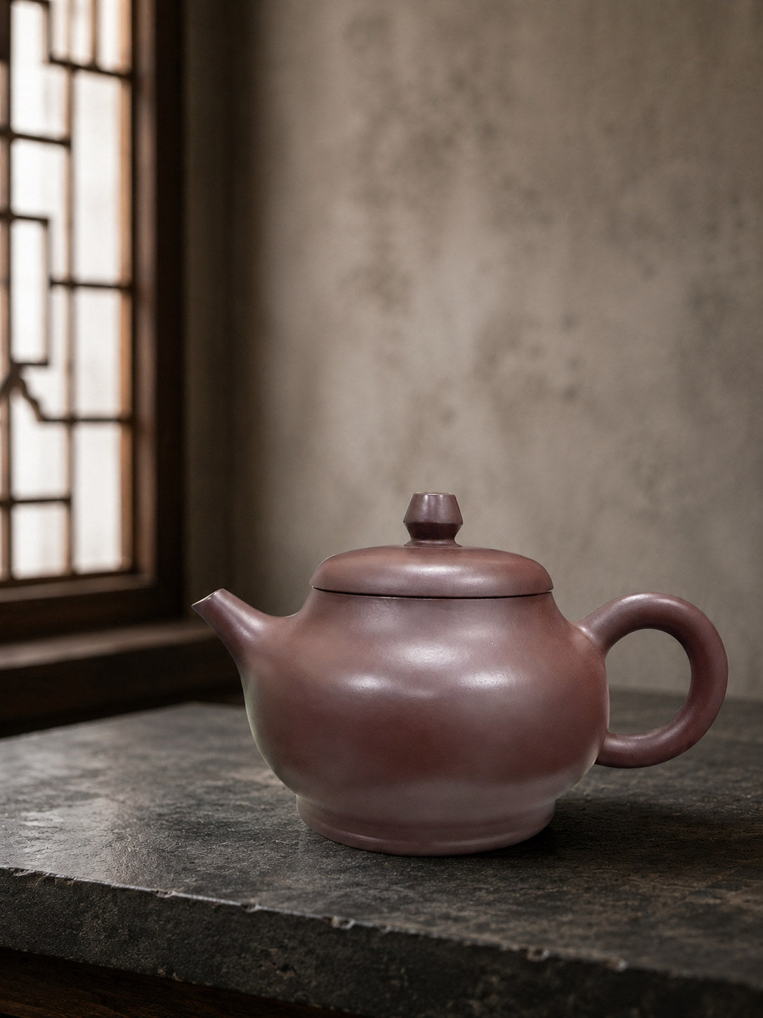 Handmade Pan Hu Yixing Zisha Teapot – Zipao Yusha Clay, 140ml