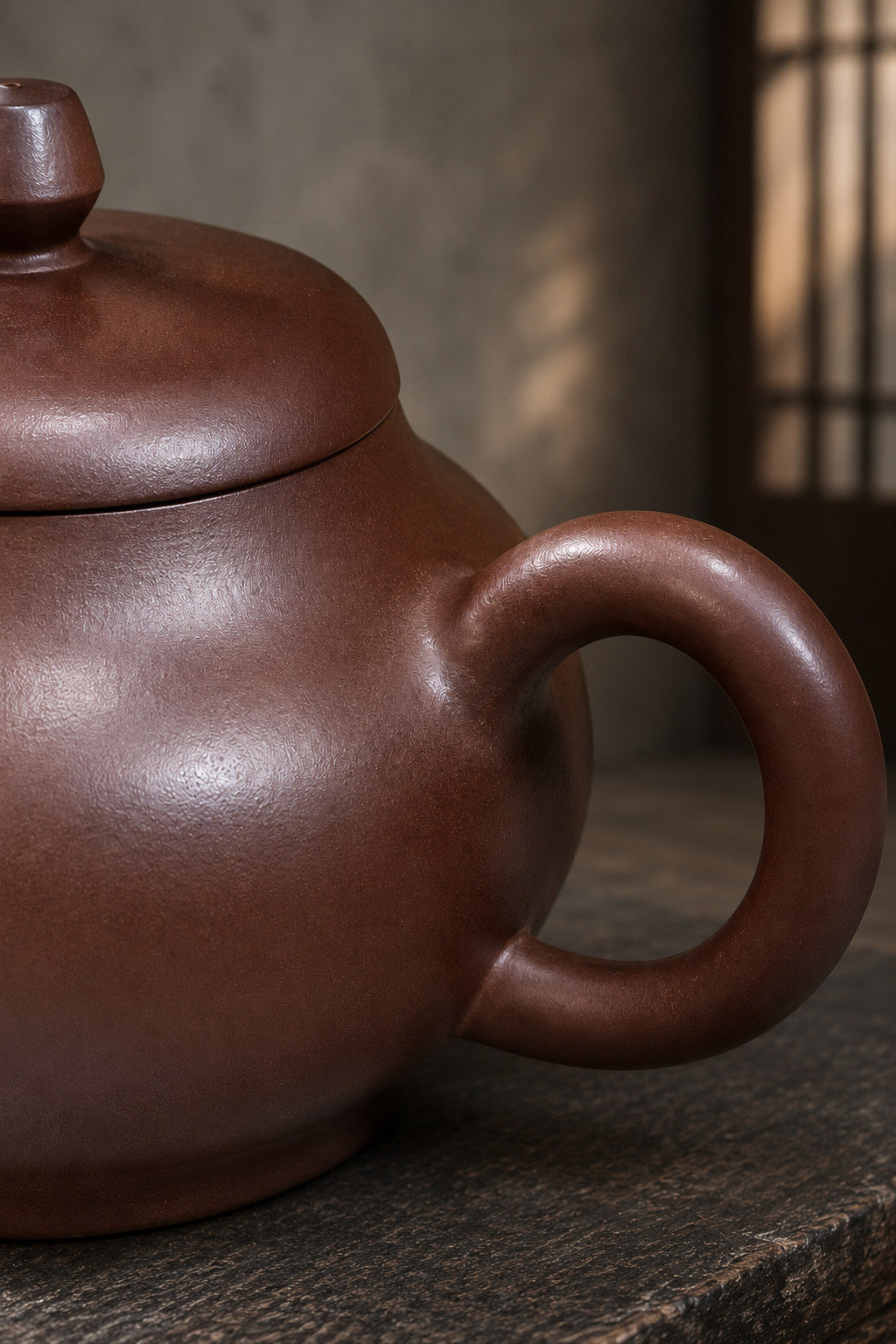 Handmade Pan Hu Yixing Zisha Teapot – Zipao Yusha Clay, 140ml