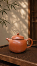 Paozun Yixing Zisha Teapot – Red Jiangponi Clay, 140ml