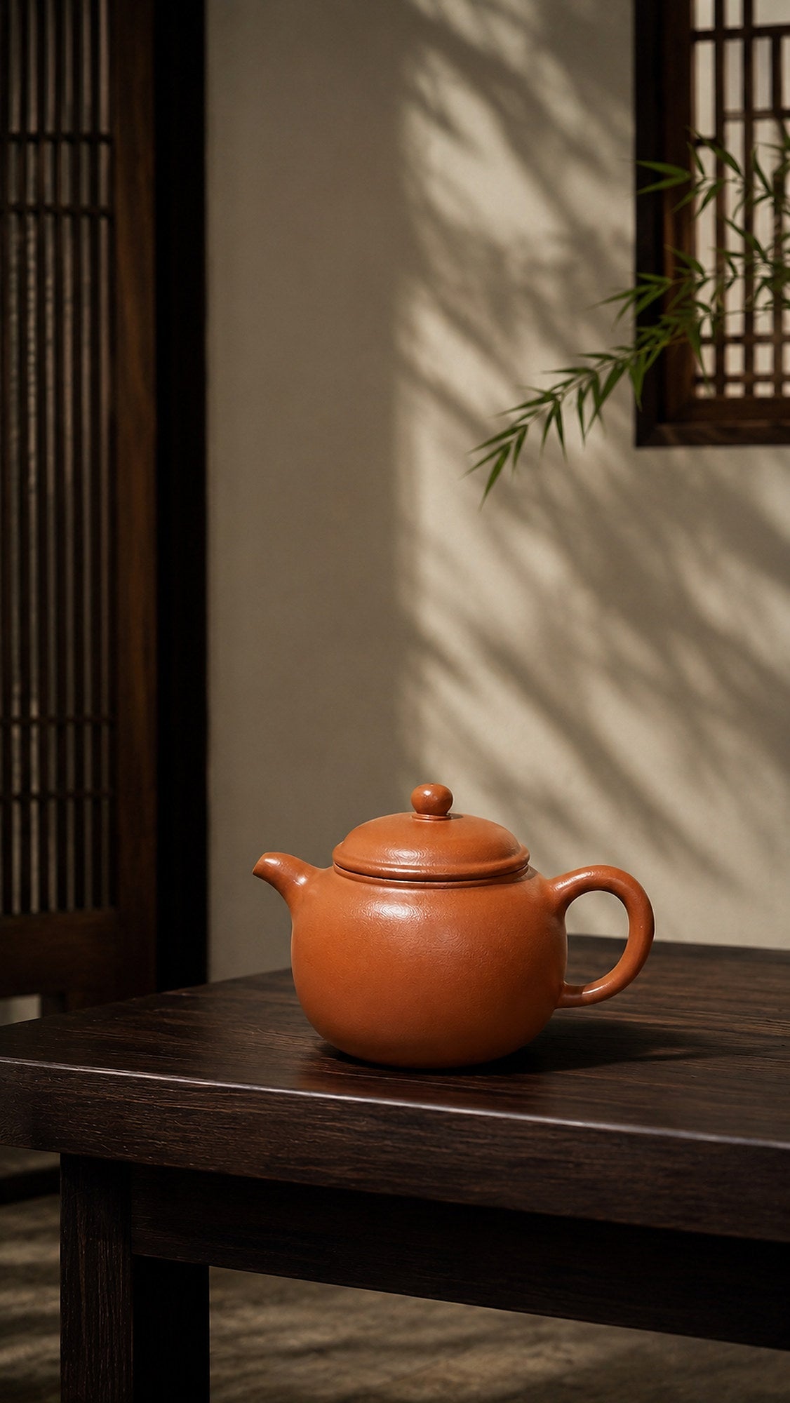 Paozun Yixing Zisha Teapot – Red Jiangponi Clay, 140ml