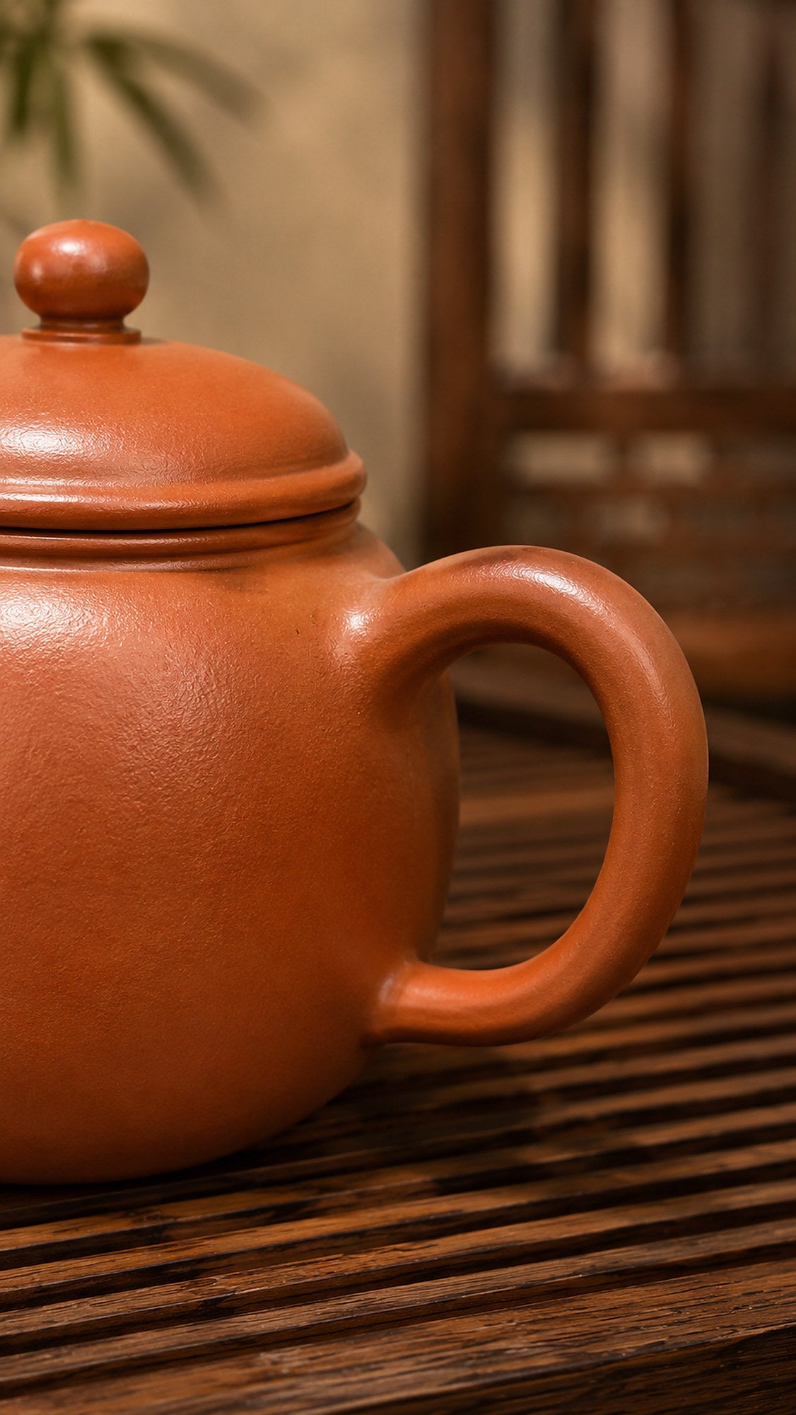 Paozun Yixing Zisha Teapot – Red Jiangponi Clay, 140ml