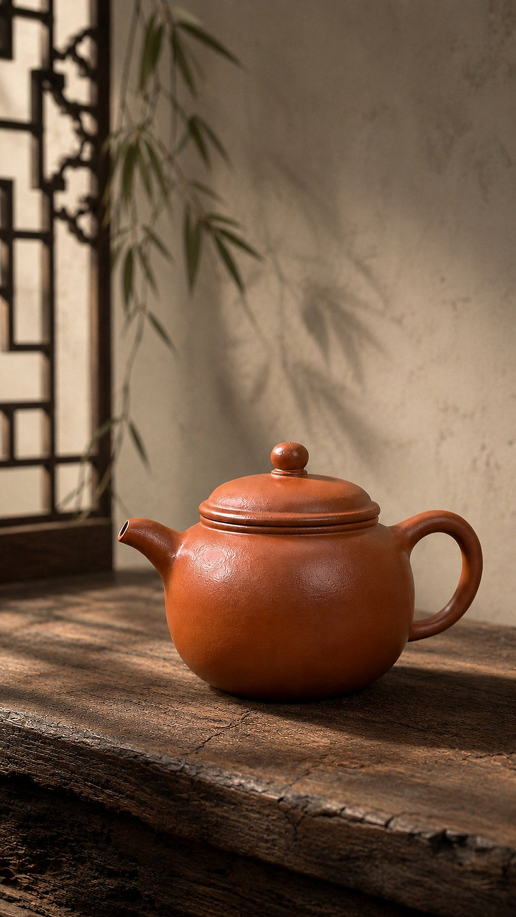 Paozun Yixing Zisha Teapot – Red Jiangponi Clay, 140ml