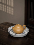 Pear-Shaped Yixing Zisha Teapot – Aged Duanni Clay, 120ml