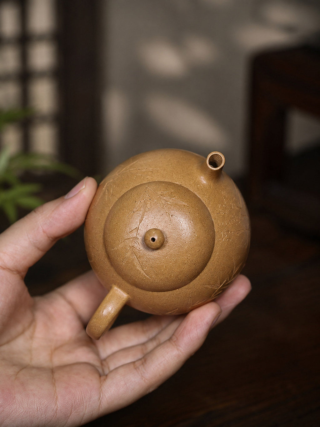 Pear-Shaped Yixing Zisha Teapot – Aged Duanni Clay, 120ml