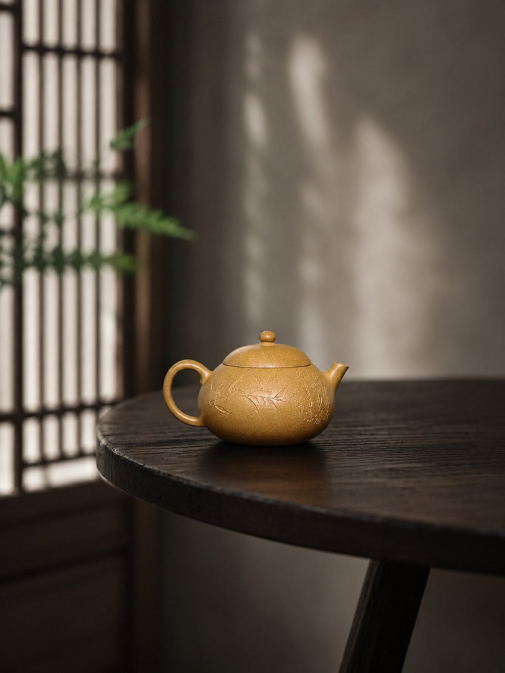 Pear-Shaped Yixing Zisha Teapot – Aged Duanni Clay, 120ml