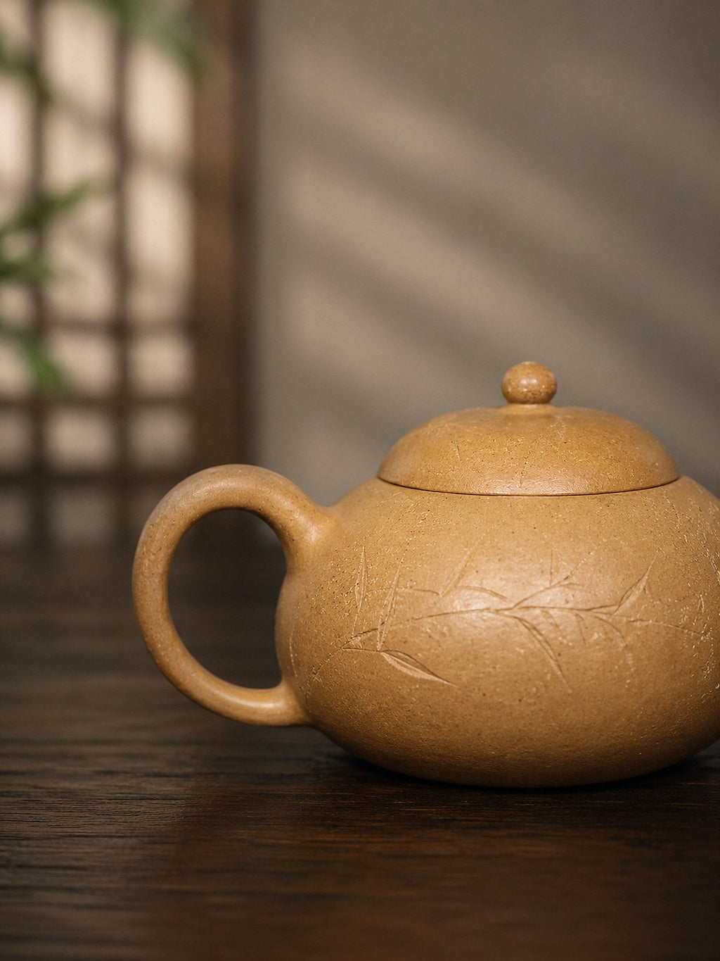 Pear-Shaped Yixing Zisha Teapot – Aged Duanni Clay, 120ml
