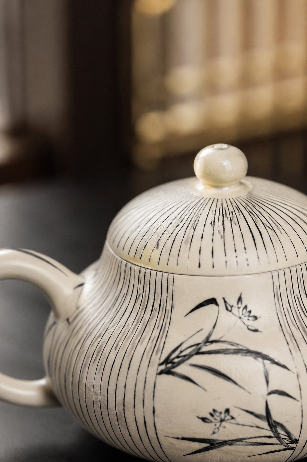 Handmade Aili Yixing Zisha Teapot – Baiyu Duanni Clay, 100ml